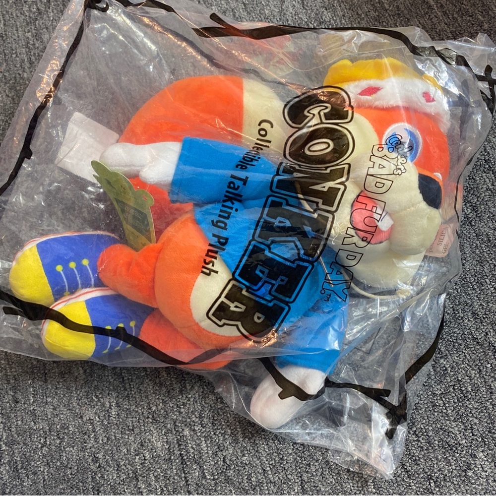 👑Official Conker Talking Plush w/ Removable Crown Conkers Bad Fur Day - Picture 4 of 10